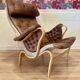FAUTEUIL BRUNO MATHSSON CUIR 1960.
