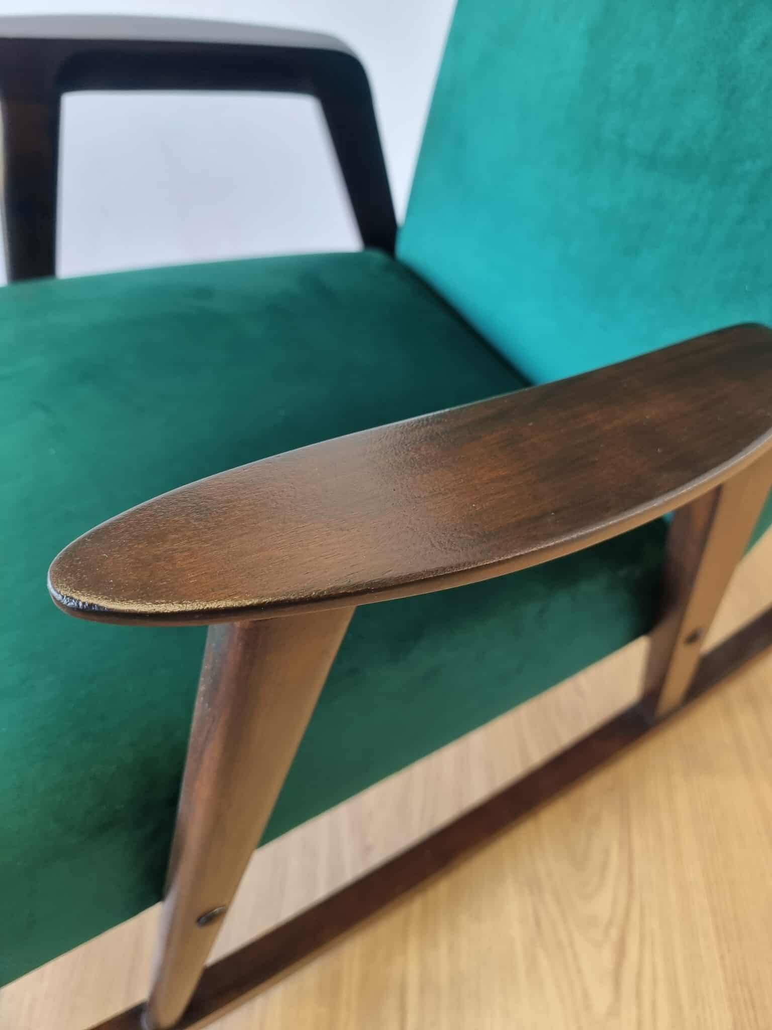 Chaise à bascule vintage des années 50.