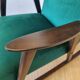 Chaise à bascule vintage des années 50.