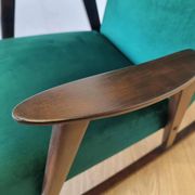 Chaise à bascule vintage des années 50.