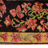 Handmade floral caucasian rug, 128x238cm