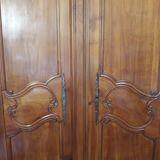 Armoire en merisier XIX, Louis XV