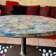 Industrial coffee table