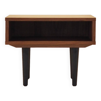 Walnut bedside table, Scandinavian design