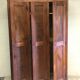 Vestiaire de métier des années 20 en bois brut