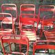 Série de 8 chaises Tolix rouge