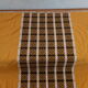 Nappe vintage jaune et noir 140×180cm