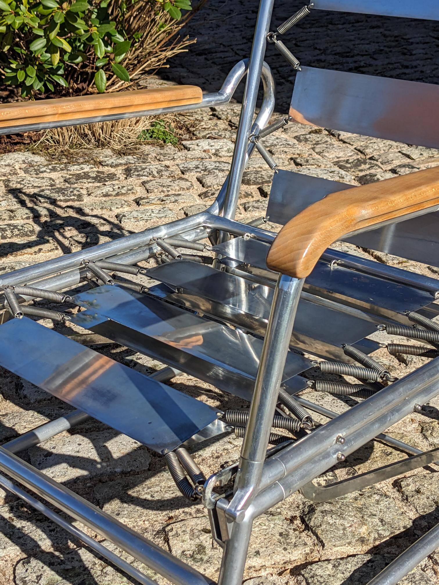 Modernist armchair by F. CARUELLE