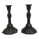 Pair of vintage stamped brass candlesticks