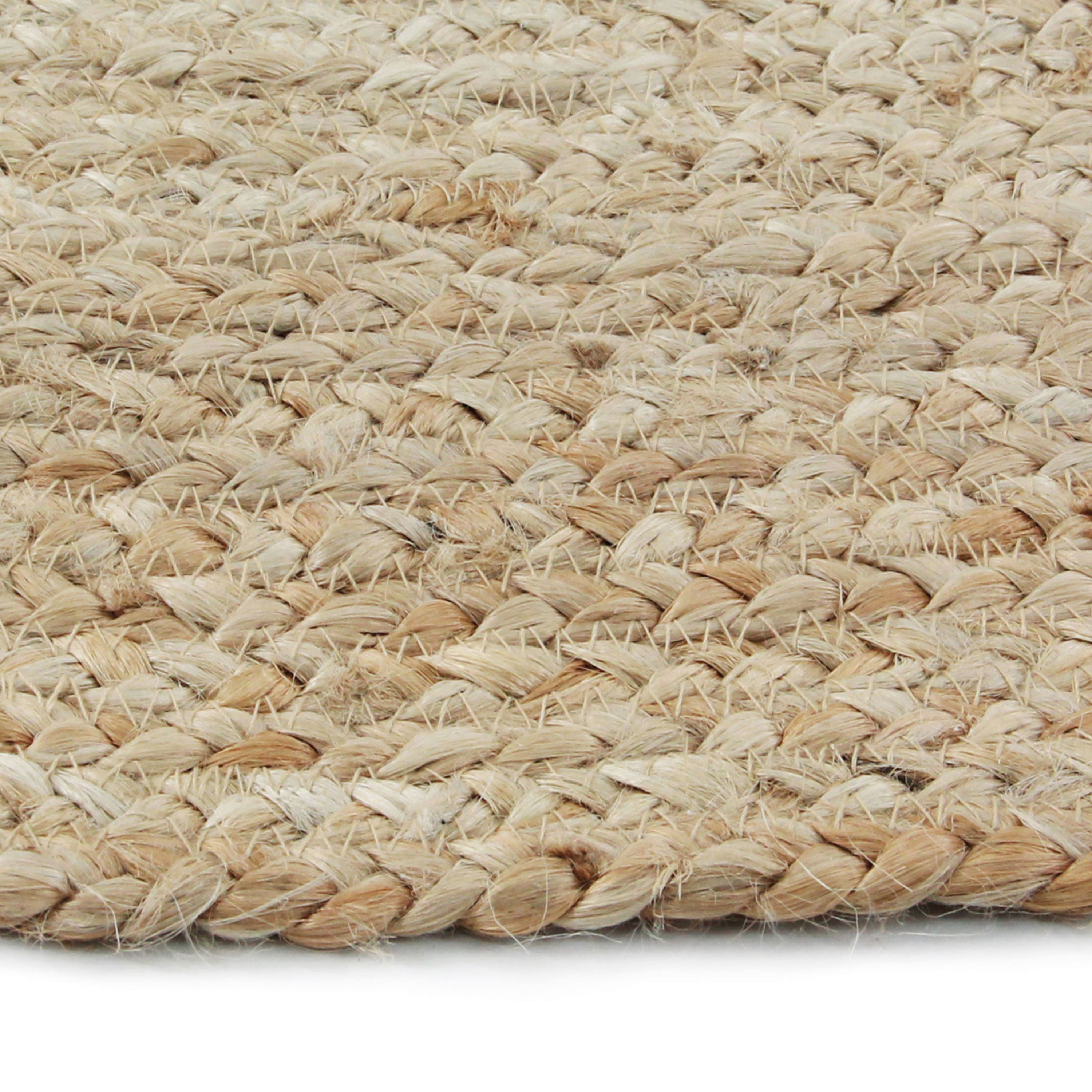 Round jute rug 160 cm