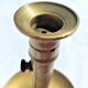 Antique brass candle holder