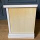 Lacquer bedside table 1980 with mirrors 2 drawers
