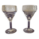 Set of 2 old digestive glasses