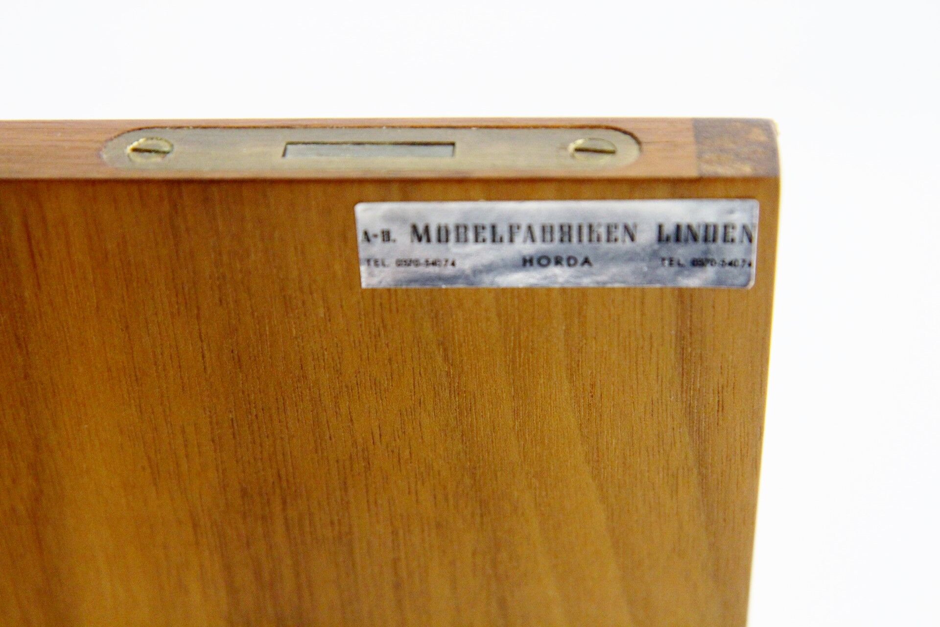Walnut enfilade, Möbelfabriken Linden, Sweden, 1960