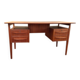 Bureau en teck par Gunnar Nielsen Tibergaard pour Tibergaard, Danemark, 1960s