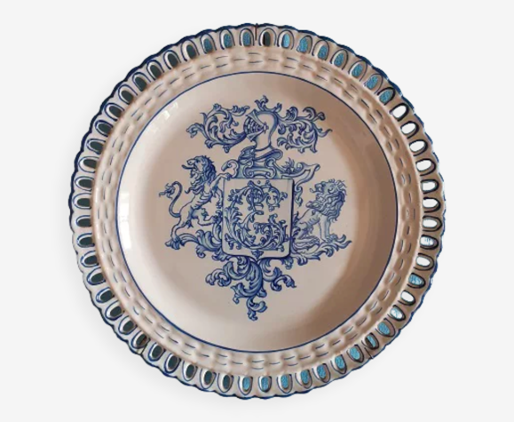 Assiette décorative par Emile Gallé