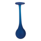 Translucent blue glass vase - Moretti style
