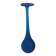 Translucent blue glass vase - Moretti style