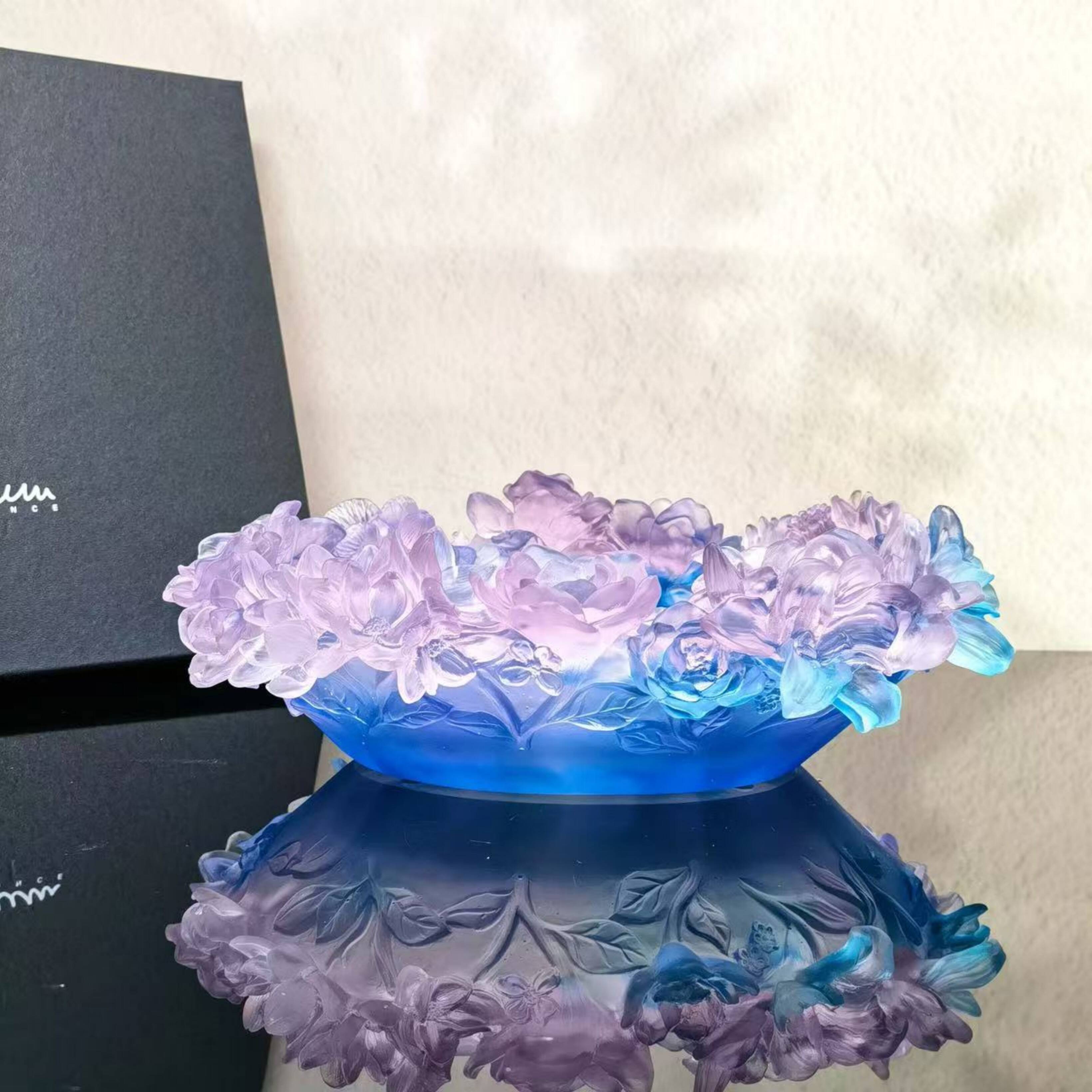 "Sweet Garden" bowl, L 32 cm by Daum