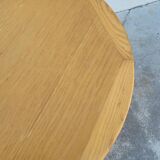 Vintage round coffee table design Maison Regain style 1970s