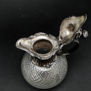 20th century Art Nouveau wine jug from WMF, Germany, 1890s