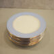 Former Dish Service In Blue Porcelain Lavender
