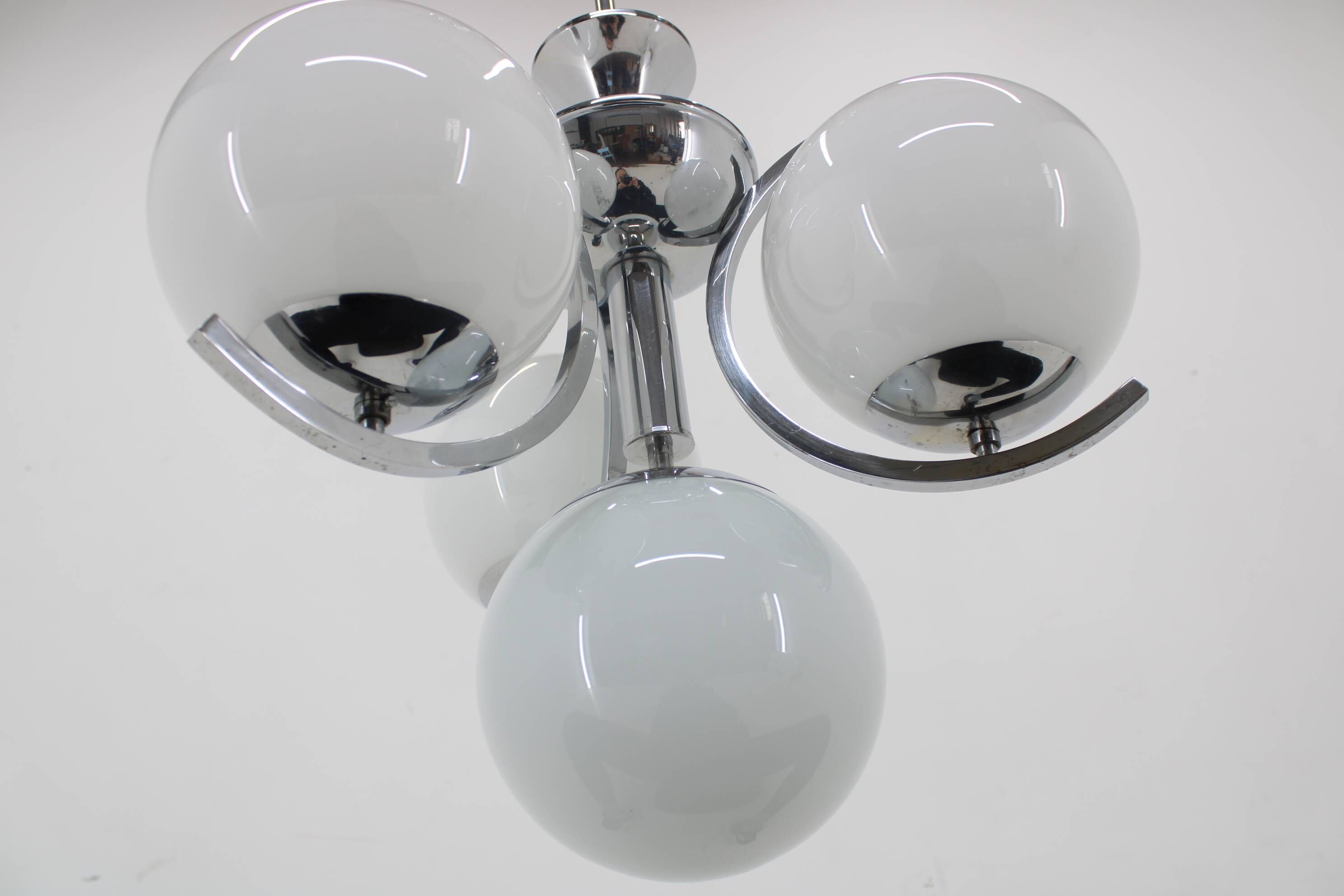 1930s Art Deco Chandelier, Czechoslovakia