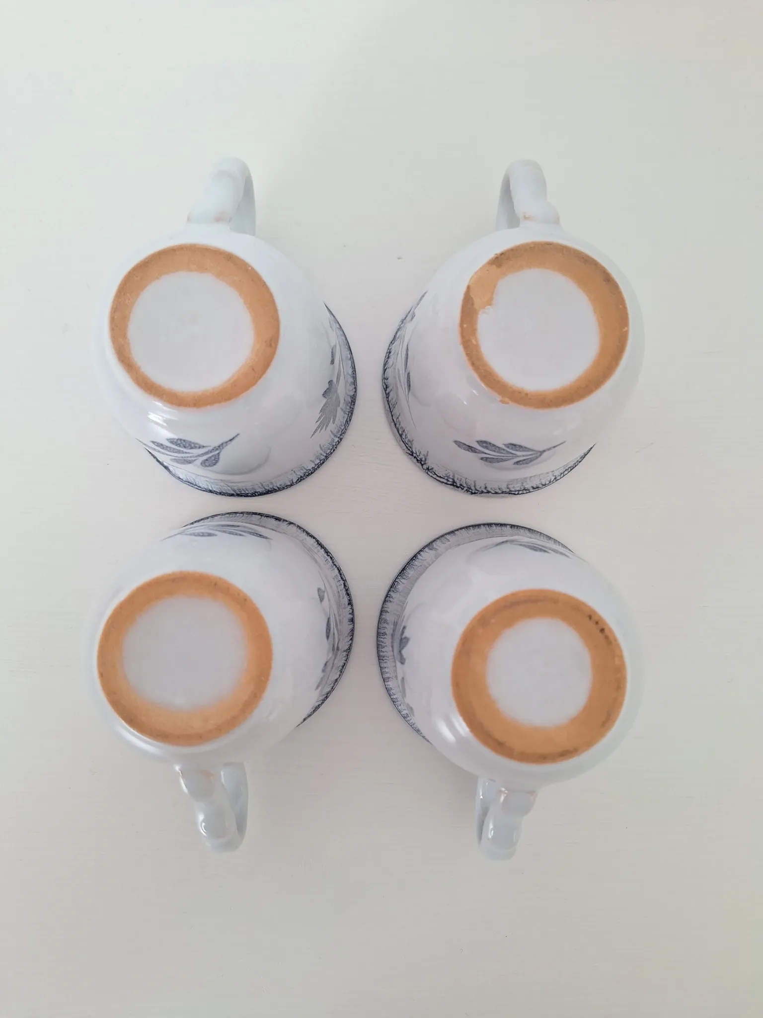 Blue coffee cup Niderviller 1970 - 1980