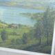 Tableau, peinture a l huile lac du salagou