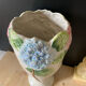 Ceramic vase slip flowers