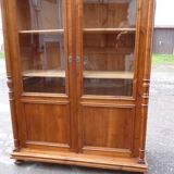 Solid cherry bookcase
