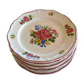 Lot de 6 assiettes à dessert