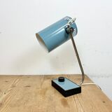 Lampe de table bleue vintage, années 1960