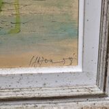 Tableau ancien Marine