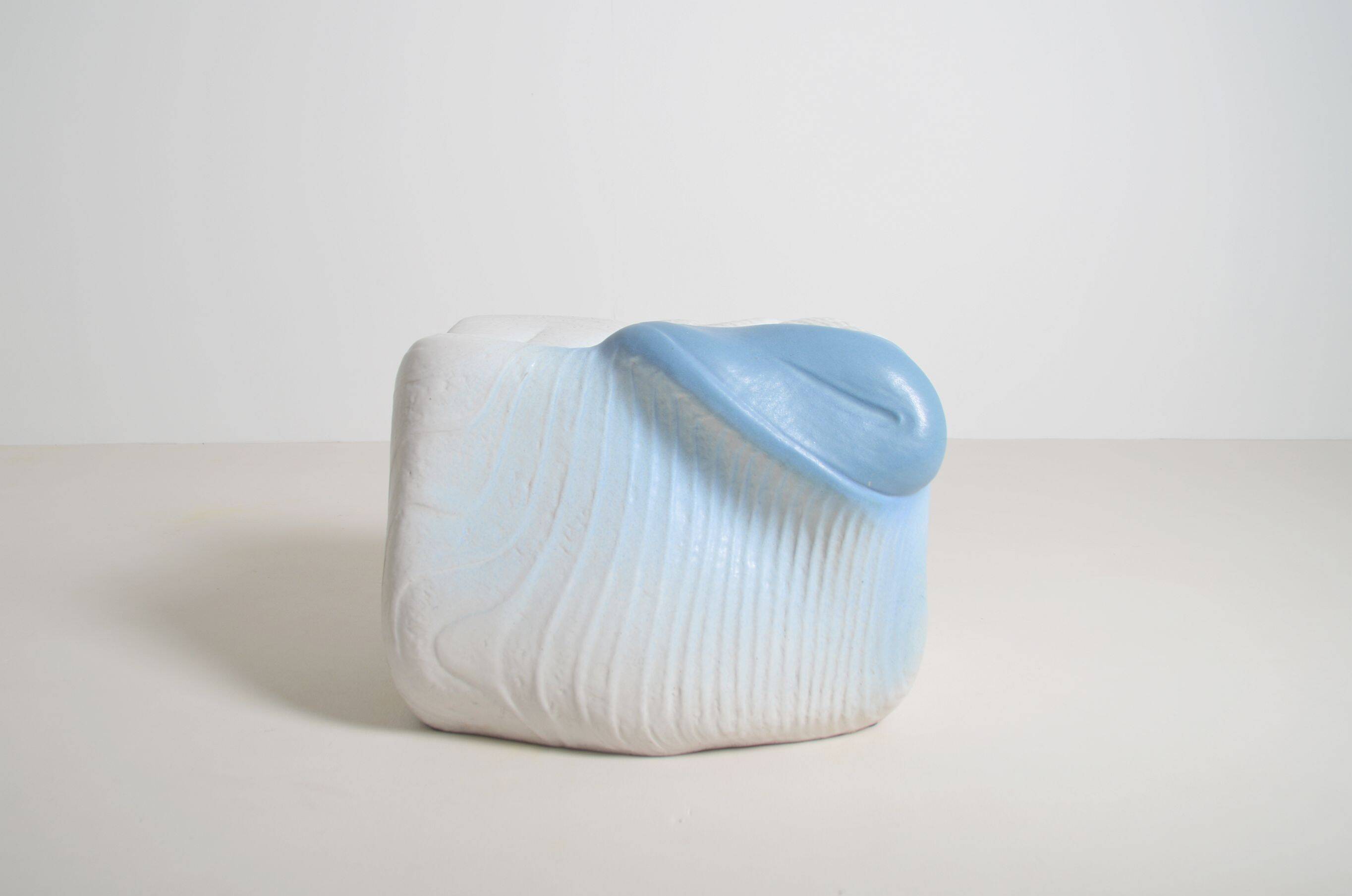 Organic ceramic artwork with sea motifs