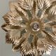 Vintage wall light in gold metal