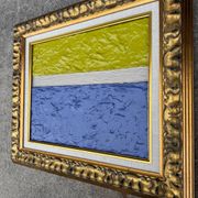 Modernist oil painting on canvas