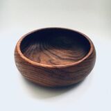 Mid-Century Scandinavian Round Teak Bowl Set, Denmark, 1960s, Set of 2
