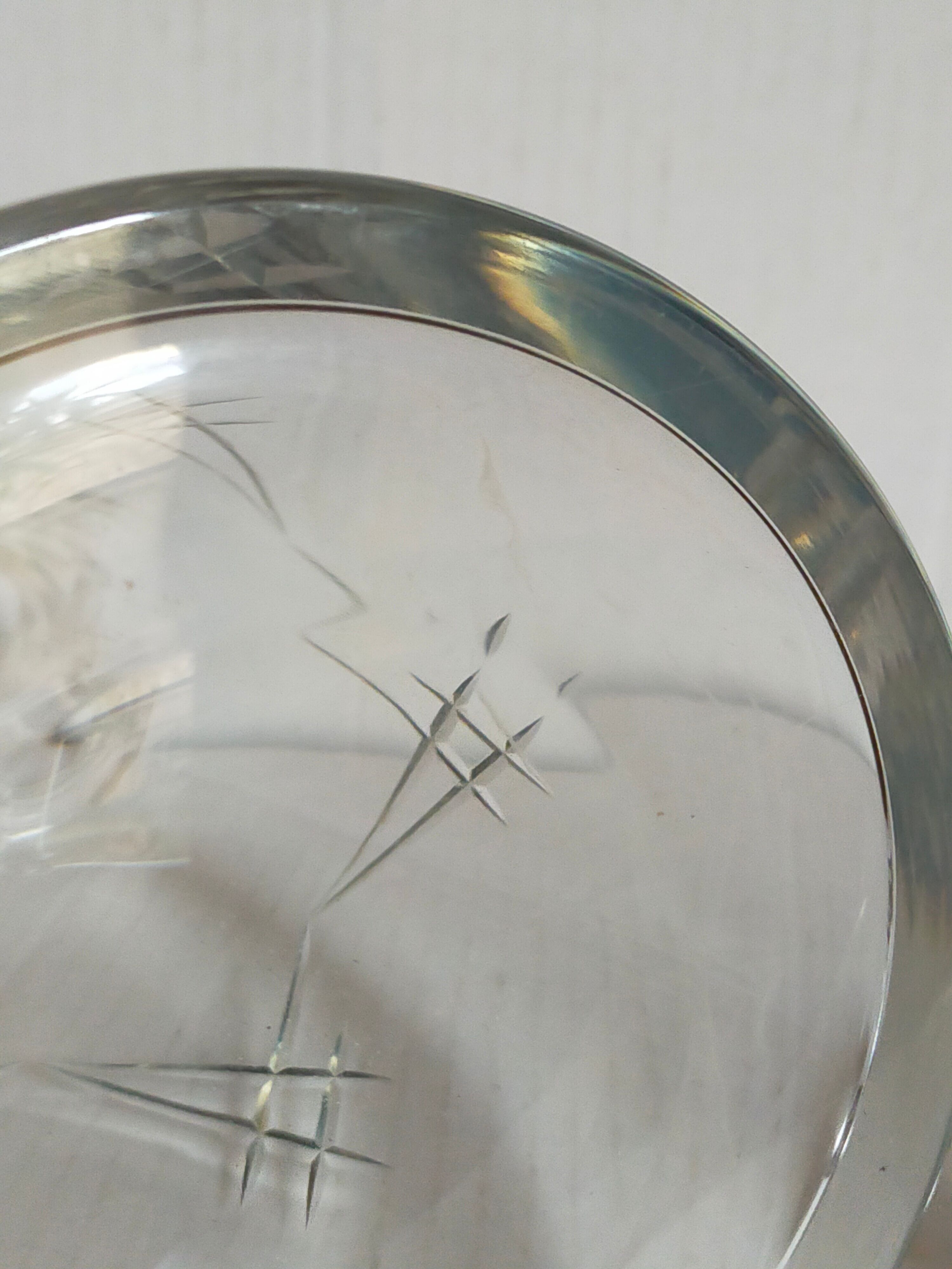 Art-Deco crystal decanter early twentieth century