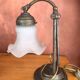 Lampe de bureau tulipe en bronze Bolzonella