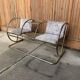Vintage brass bench, 1960s