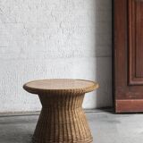 Side table, rattan, 1960s
