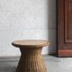 Table d'appoint, rotin, années 1960