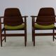 Two Danish design lounge arm chairs by Arne Hovmand Olsen