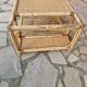Vintage rattan coffee table