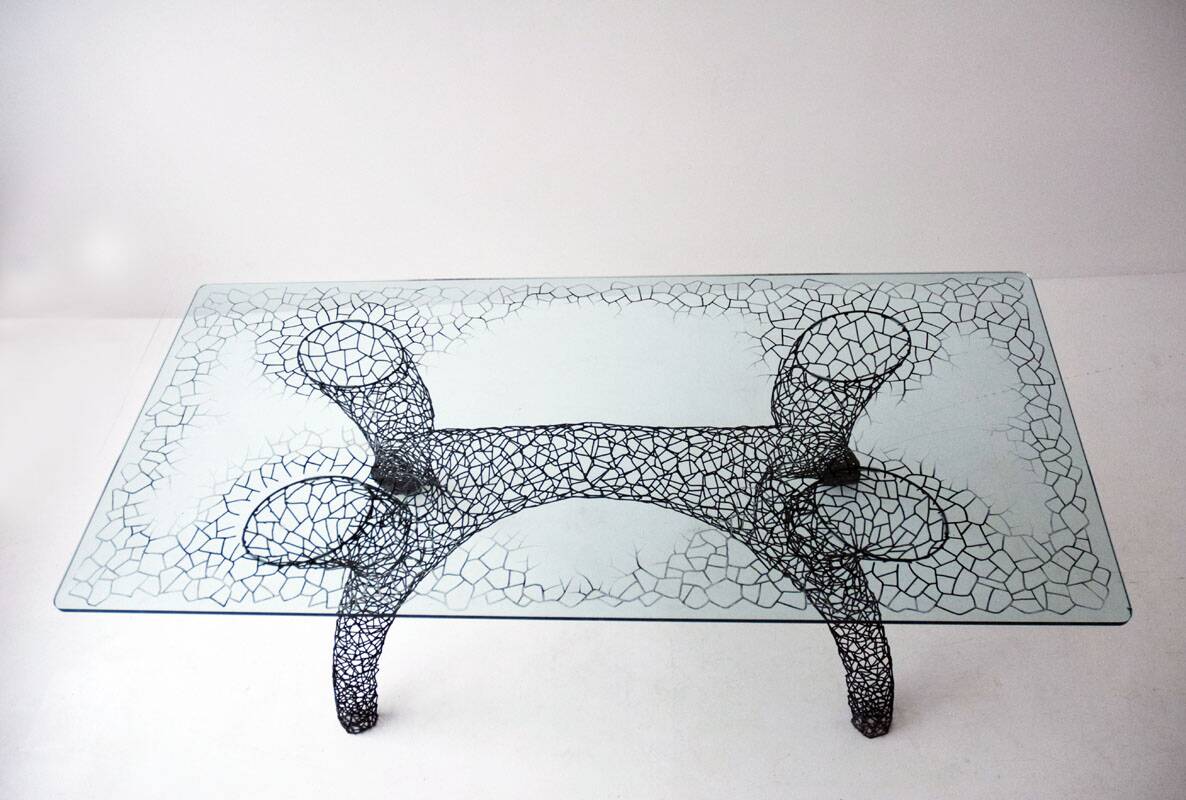 Anacleto Spazzapan 'Miura' table, unique piece from the 2000s