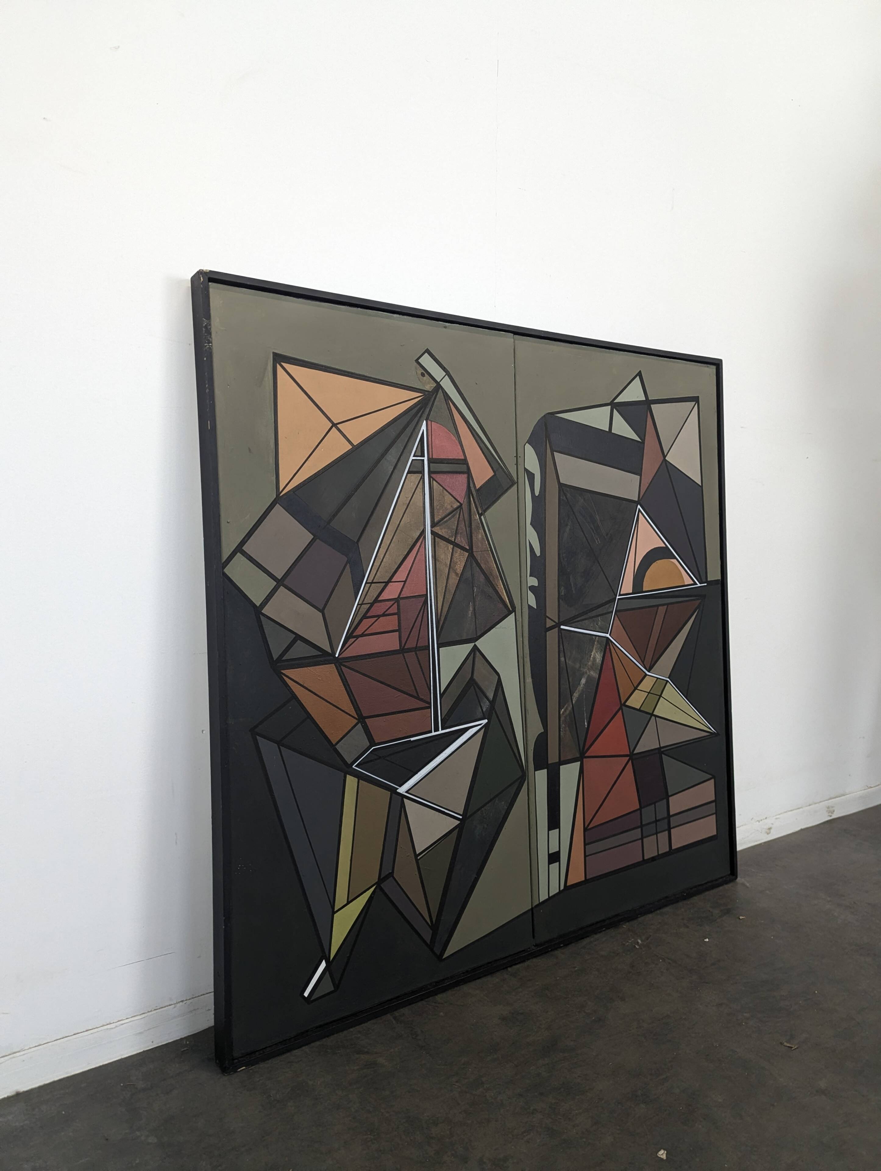 Large abstract painting