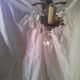 Brass wall light with pendants