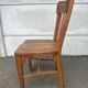 Vintage wooden bistro-style chair
