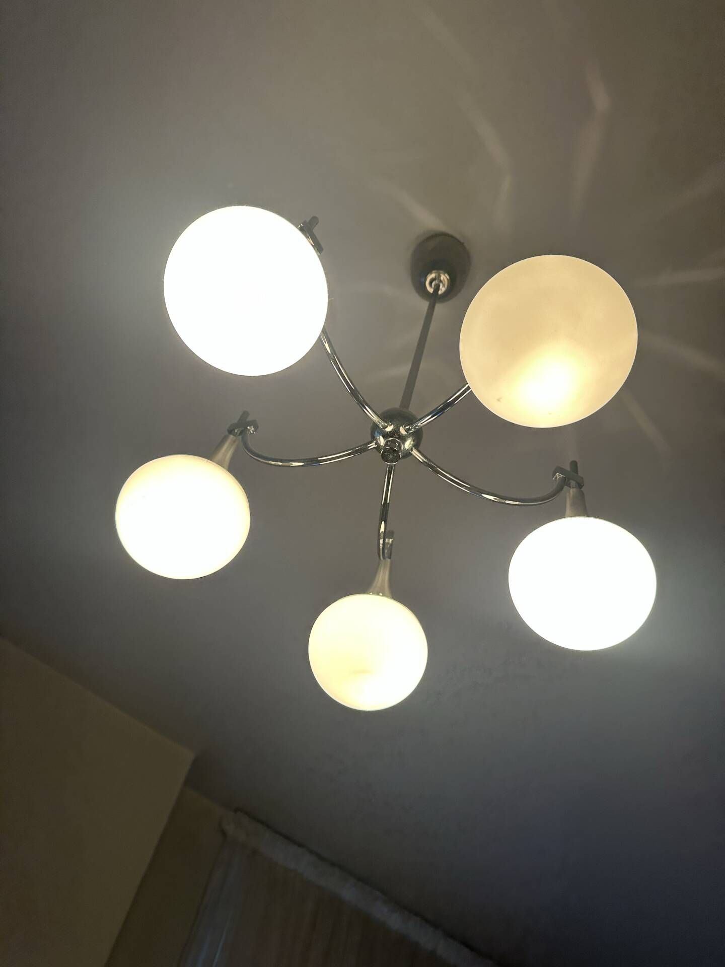 Lustre 5 feux Sciolari